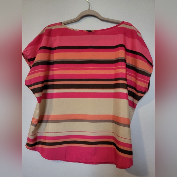 4 for $25 💥 Ricki's sleeveless striped blouse size XL - Picture 2 of 6